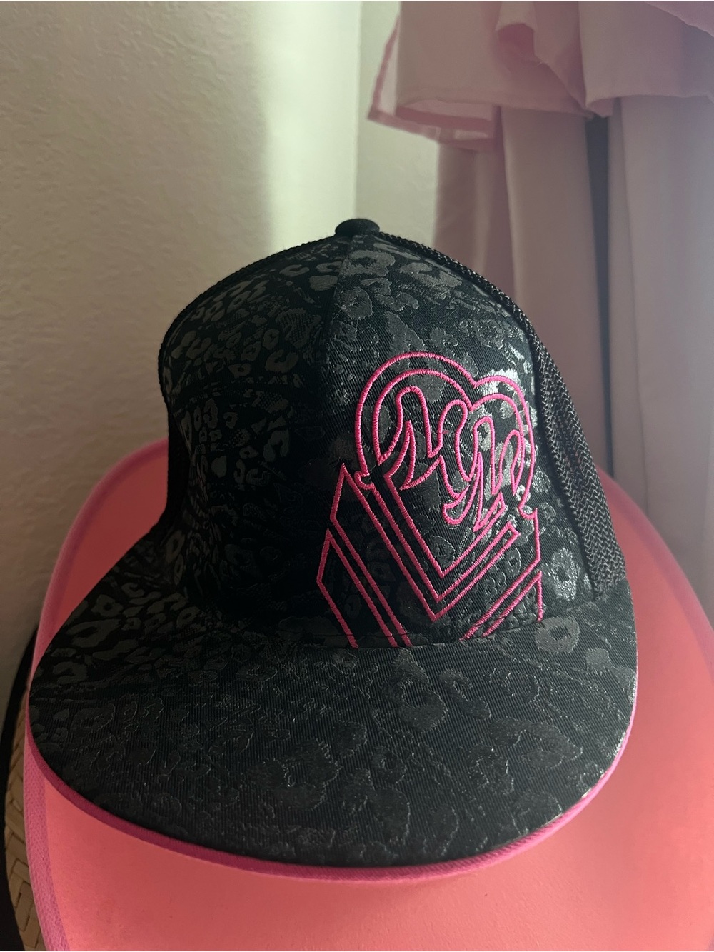 Metal Mulisha Leopard Print Hat Y2K Grunge